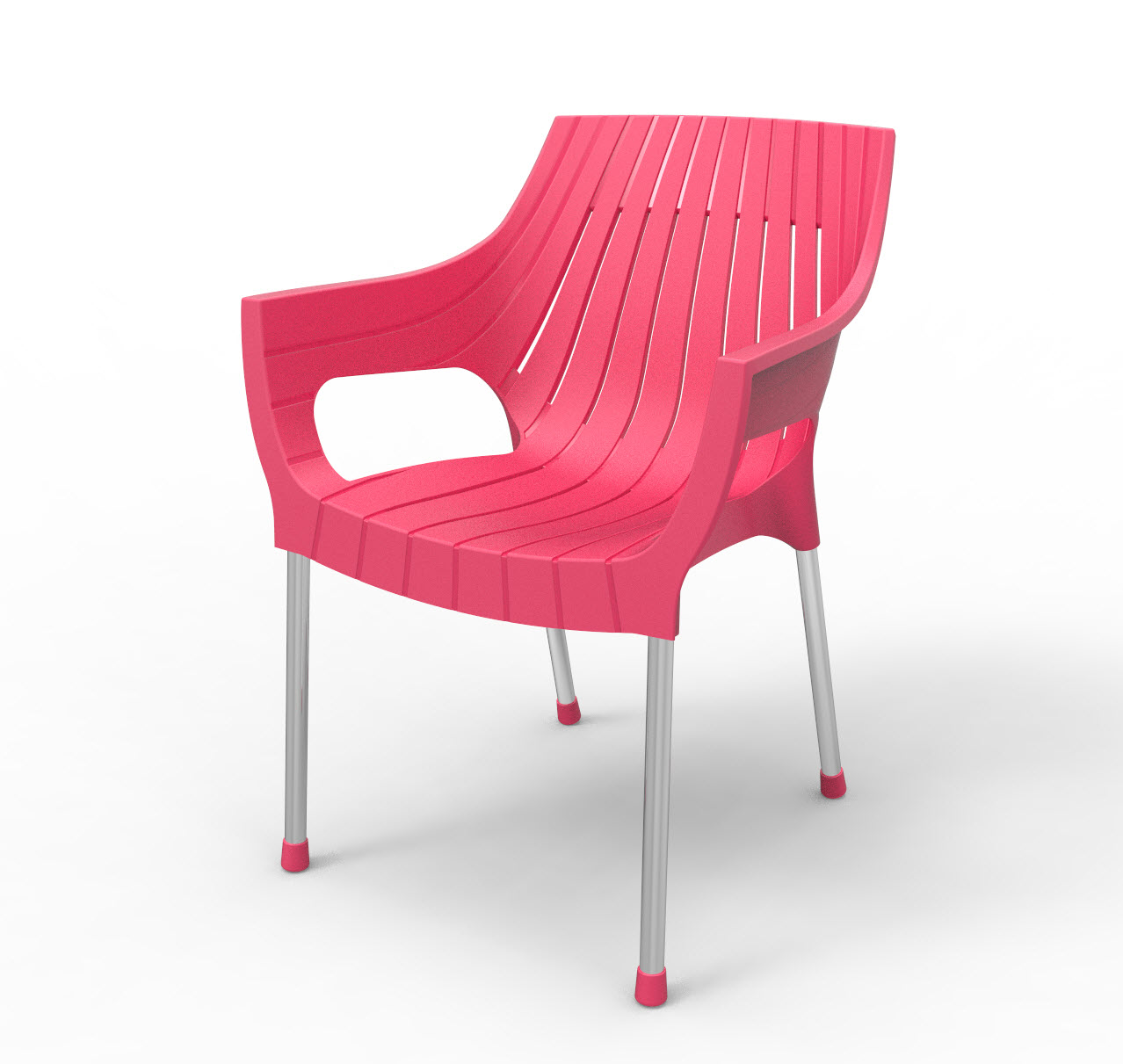 Steel Leg Chair