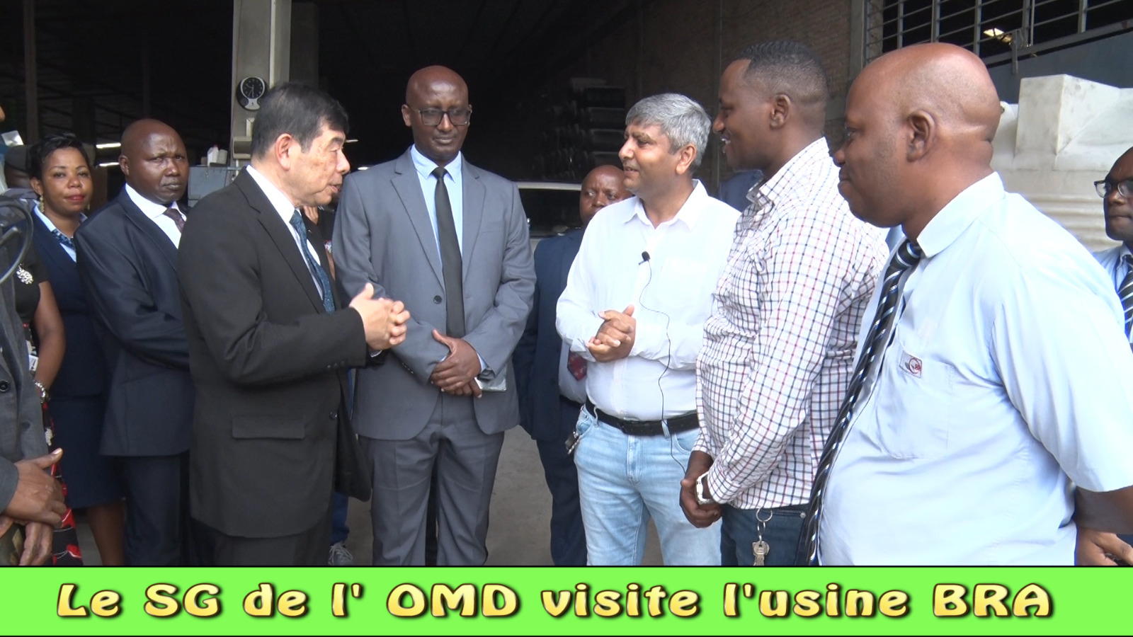 Visite du Secrétaire Général de l'Organisation Mondiale des Douanes à B.R.A Manufacturing